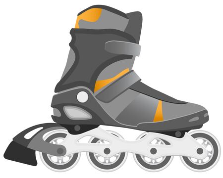 Roller Skating bootのイラスト素材