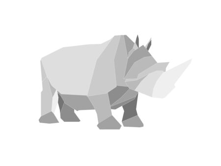 rhinoのイラスト素材