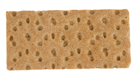 Rye Crisp isolated on white background. Top viewの写真素材