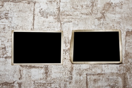 Photoframe  on  wall.