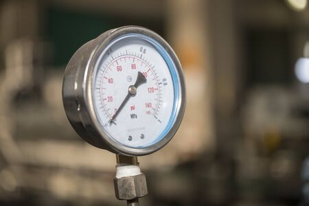 Counter pressure, industrial barometer, barometerの写真素材