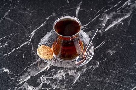 Turkish tea stock photo