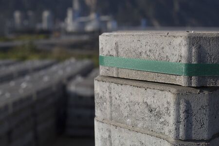 paving stone factoryの写真素材