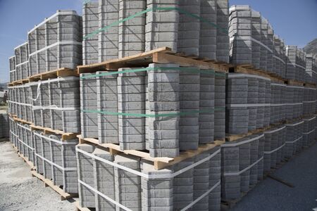 paving stone factoryの写真素材