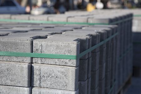 paving stone factoryの写真素材