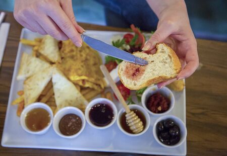Turkish Breakfast stock photoの写真素材