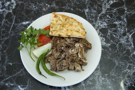 turkish traditional meat mealの写真素材