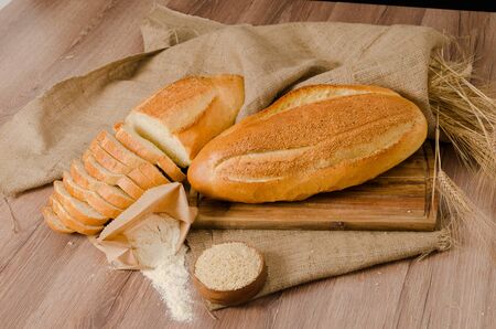 Turkish bread stock photo