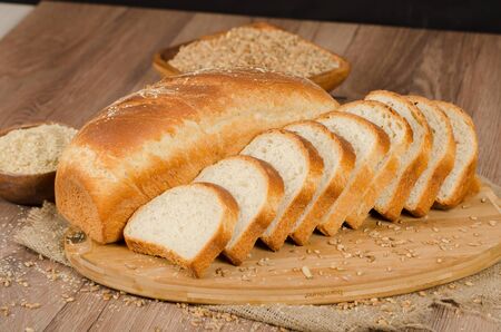 Turkish bread stock photo