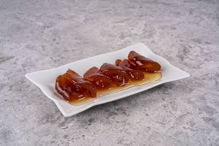 Traditional Turkish orange dessertの写真素材