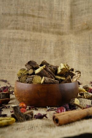 Turkish Traditional licorice rootの写真素材