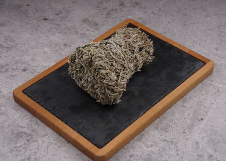 Dried sage bunchの写真素材