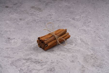 Organic Raw Brown Cinnamon stock photo