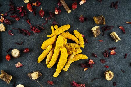 tumeric rotsの写真素材