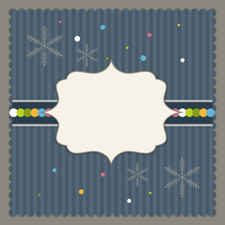 Merry Christmas And Happy New Year Cardのイラスト素材