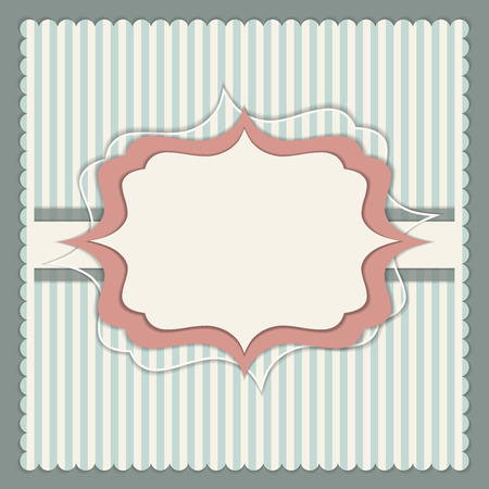 Vintage Invitation Cardのイラスト素材