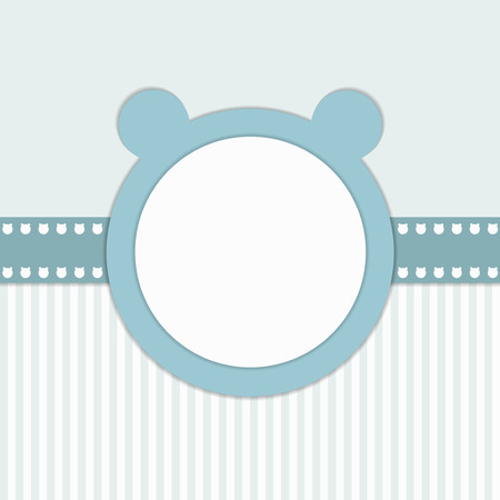Baby Shower Invitation Cardのイラスト素材