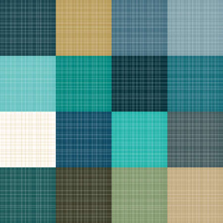 Abstract Geometric Pattern Background With Colorful Squares and Fine White Linesのイラスト素材