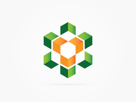 Vector Illustration eco engine concept icon green orensのイラスト素材