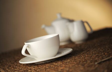 cup of tea, soft focusの写真素材