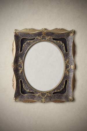 vintage picture frame, copy space