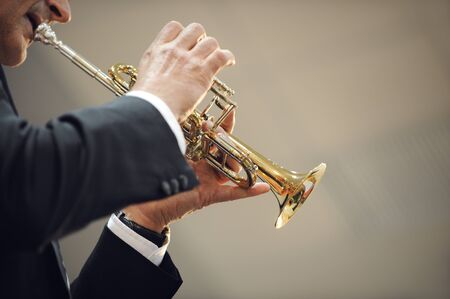 Trumpet Playerの写真素材