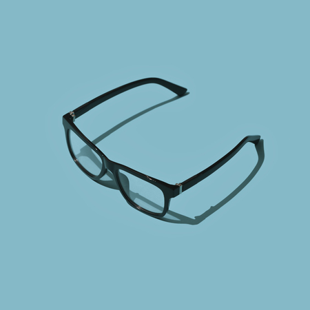 Modern design glasses, eyesight and fashion accessoriesの写真素材