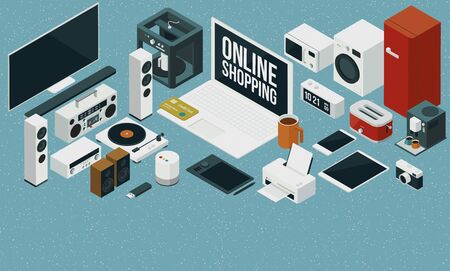 Promotional electronics online sale: hi-tech gadgets, household appliances, computer and touch...
