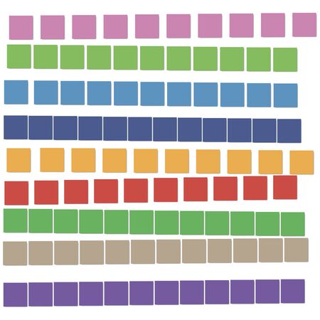 Background in the form of a mosaic of multi-colored squares.のイラスト素材