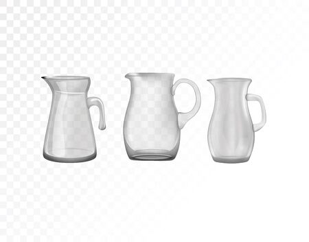 Glassware, jug. Decorative household items Vector illustrationの写真素材