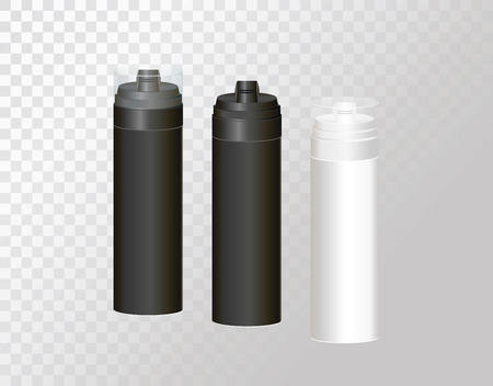 Aerosol foam packing for shaving vector illustration.のイラスト素材