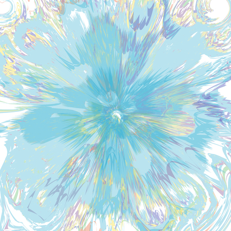 Scribbles painted in different colors.のイラスト素材