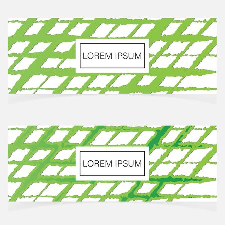 Flyer pattern in the style of nature. Vector illustration.のイラスト素材