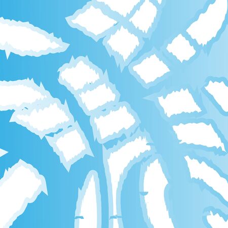 Blue uneven lines Vector illustration.のイラスト素材