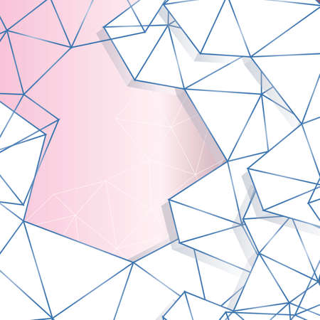 Fashionable geometric abstract background of triangles in purple tones.のイラスト素材
