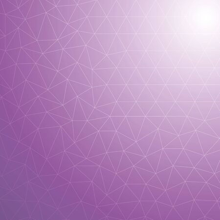 Iridescent geometric colored background of triangles in purple tones.のイラスト素材