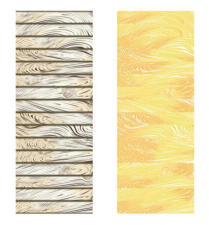 Real wood board. Illustration with two colorsのイラスト素材