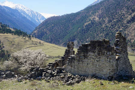 Ancient Christian Temple of Tkhab-Yerdy. Architectural and natural reserve.の写真素材