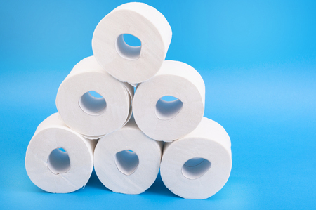 A few rolls of toilet paperの写真素材