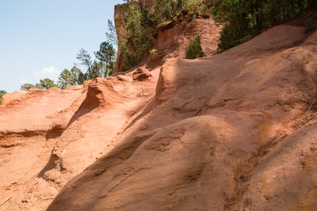 Ocher quarry, Roussillon, Provence, France