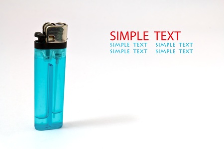 lighter plastic isolateの写真素材