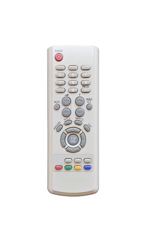 Close-up of the central part of a  remote control.の写真素材
