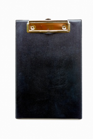 Clip board leather with blankの写真素材