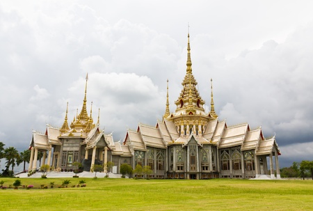 Thai Ancient temple in Bangkok,Thailandの写真素材