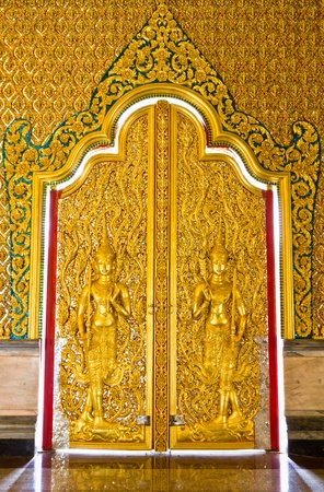 Golden door in Thailandの写真素材