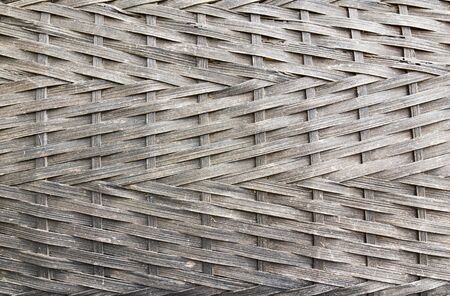 Old Bamboo handy craft detail of Thailandの写真素材