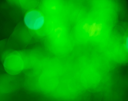 Blurred lights green bokeh abstract light backgroundの写真素材