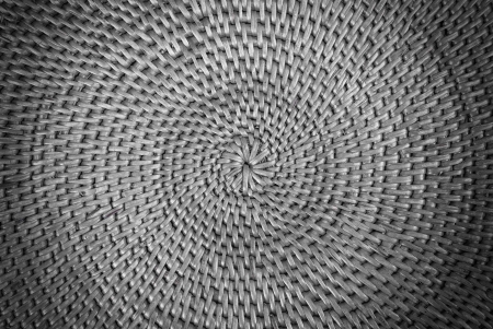 Weave pattern  rattan background.Woven rattan with natural patterns are made ââby handmadeの写真素材