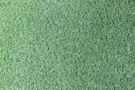Top view of Artificial green grass sport field backgroundの写真素材