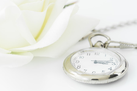 Wedding concept,Close up Wedding ring on white backgroundの写真素材